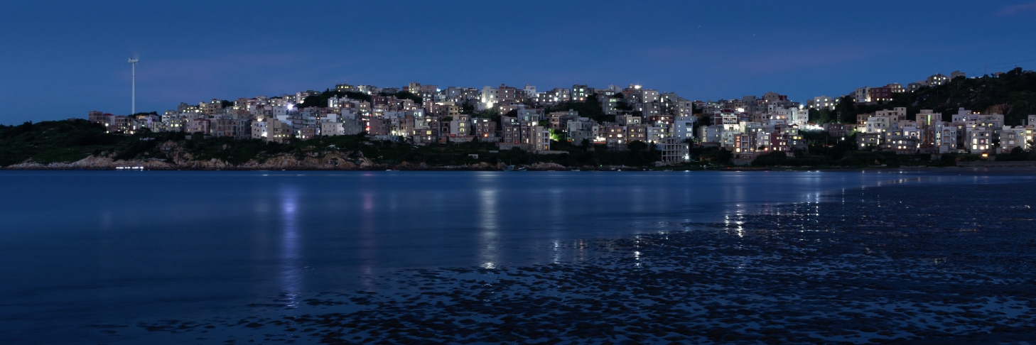 追逐泉州风车岛的夏日银河_游记