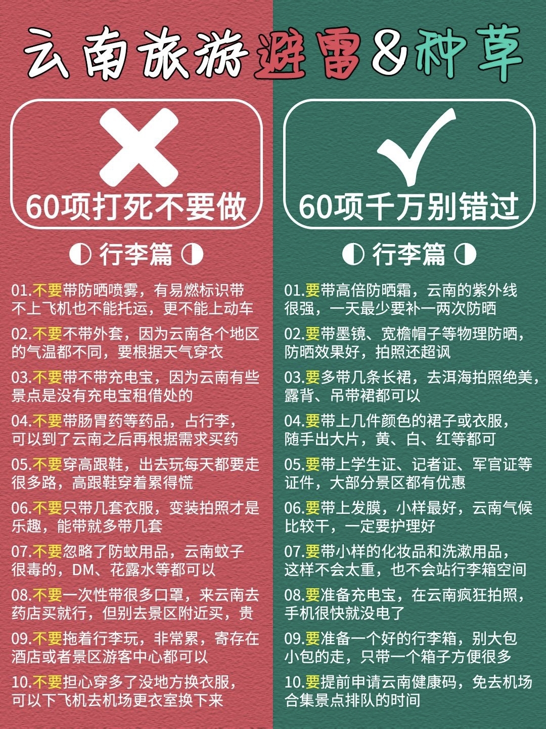 吐血整理！云南旅游120件事怕挨宰必看_游记