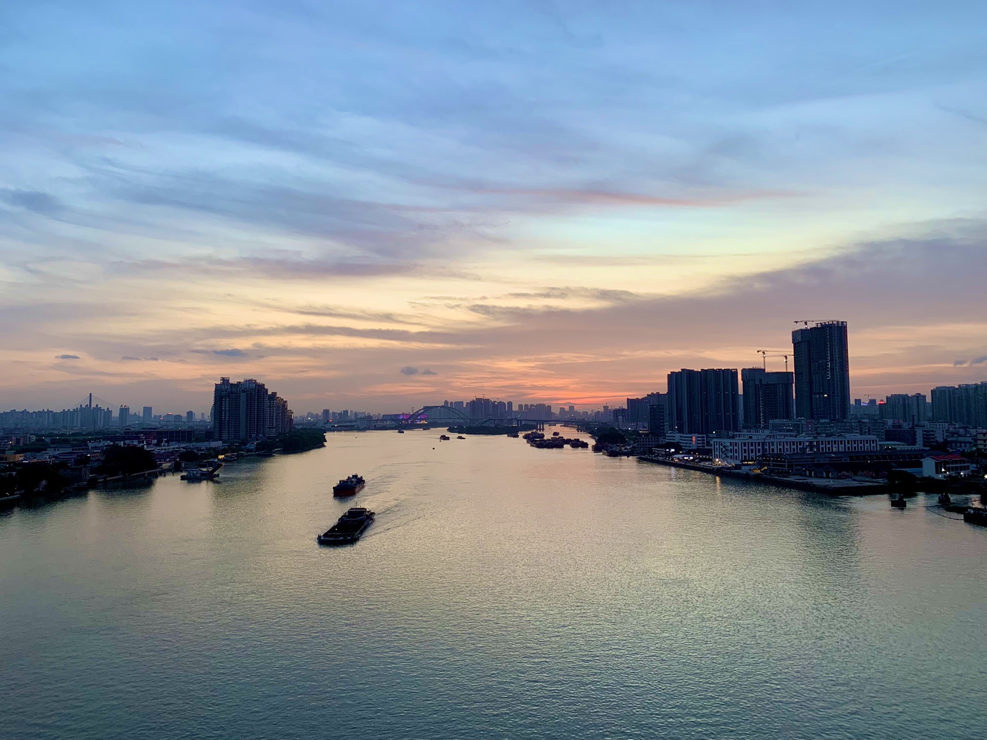 广州洛溪大桥|落日何其温柔，人间皆是浪漫_游记