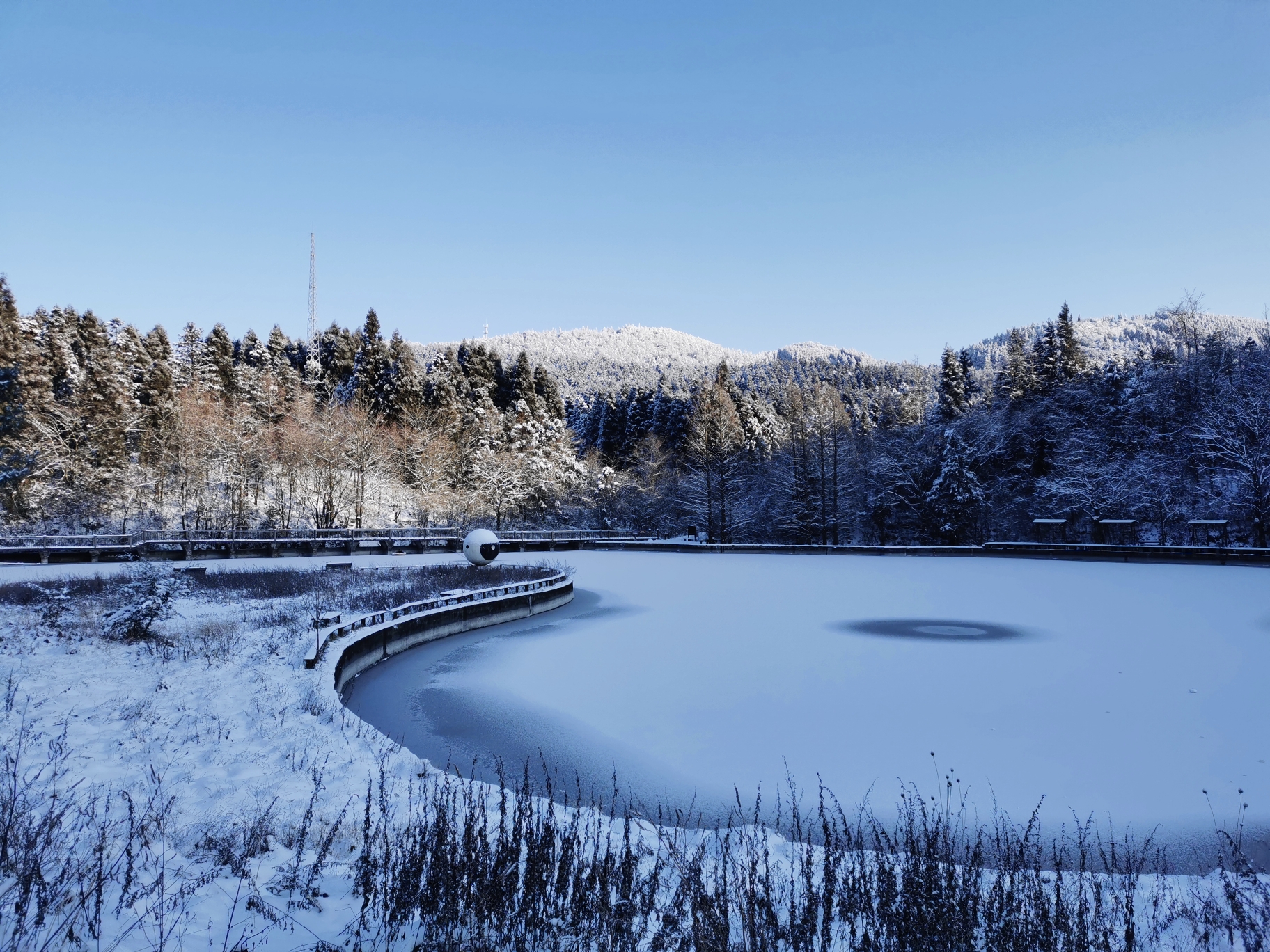 武陵山的雪_游记