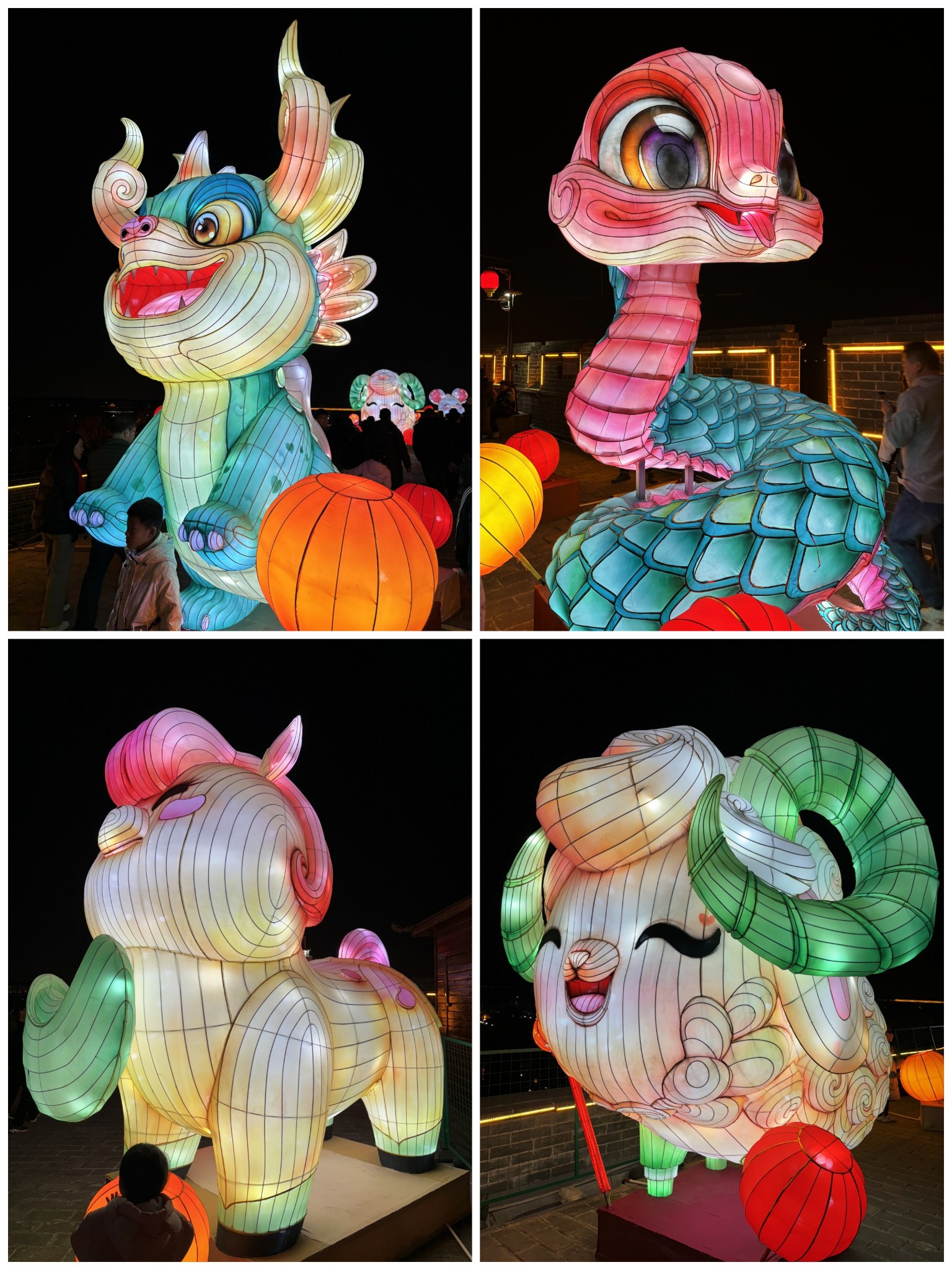 游正定古城赏新春灯会