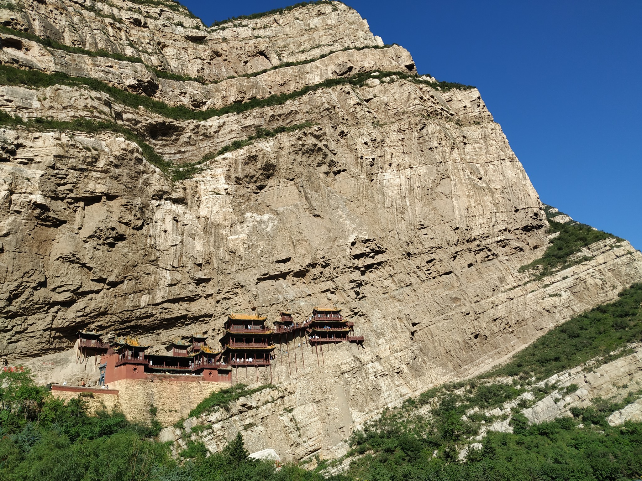 心随金侠游圣妙笔，游空无一人的悬空寺