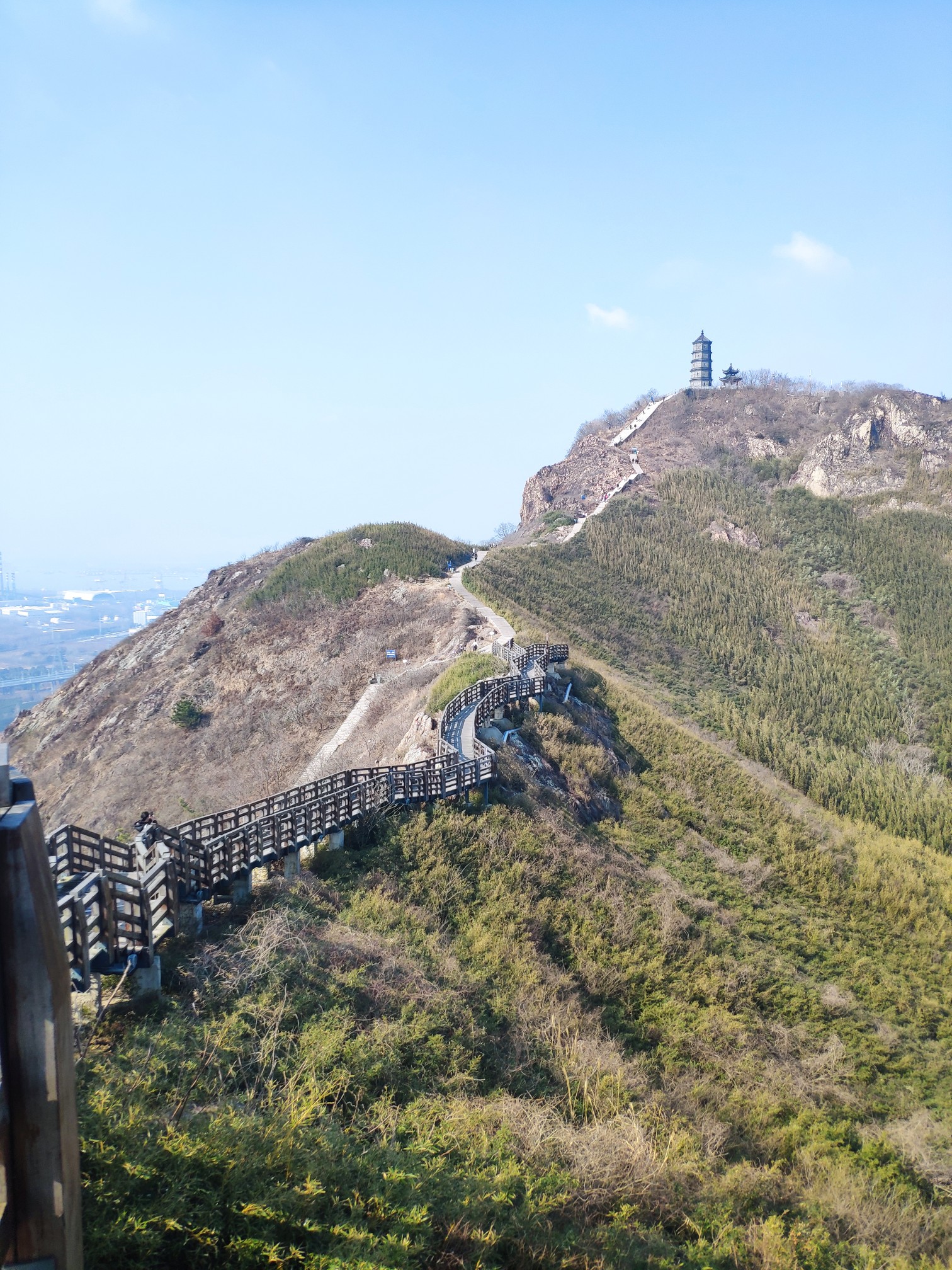 镇江圌山,被誉为"江苏小武功",爬山,泡温泉,享受美好冬日时光,镇江