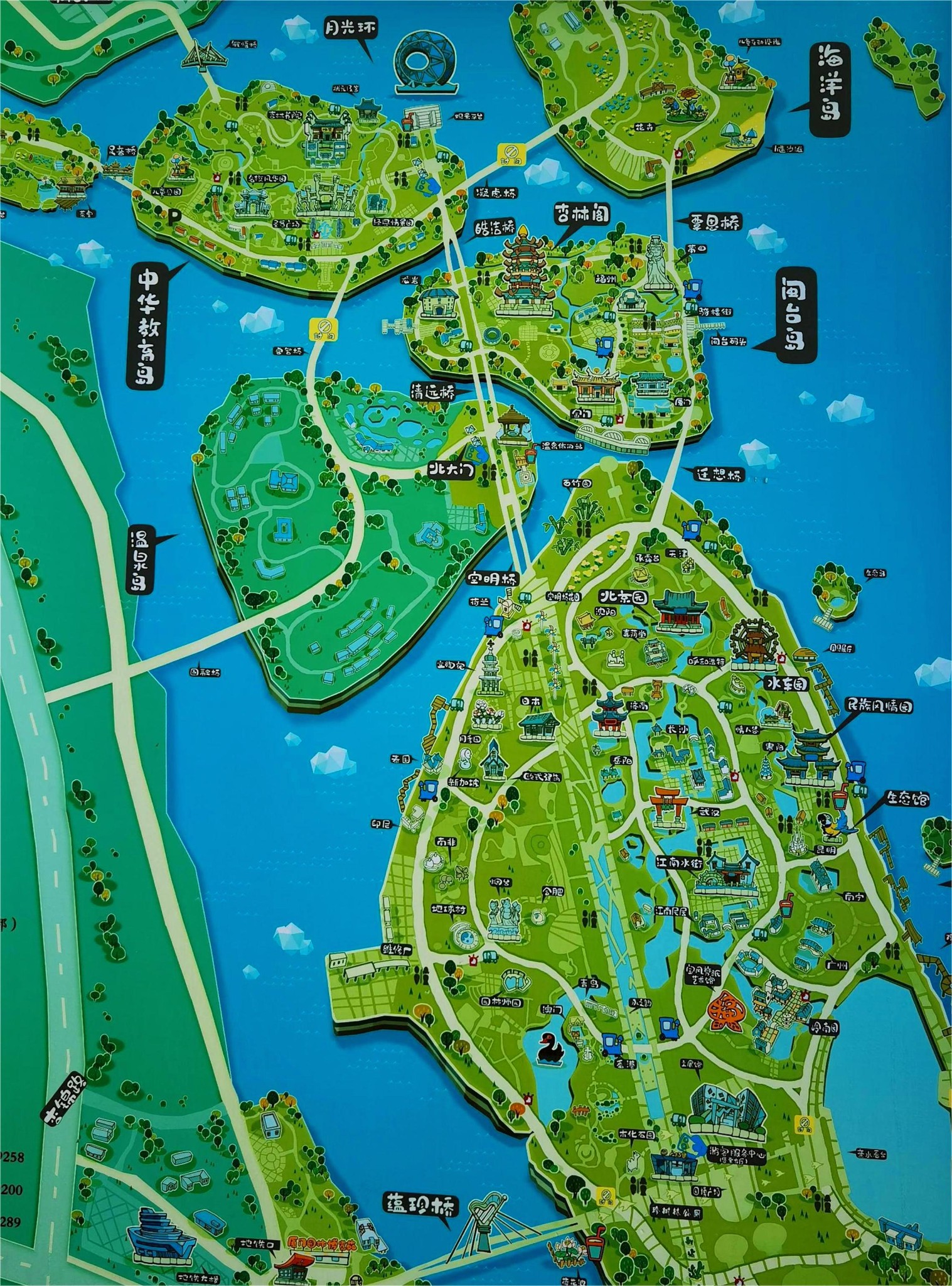 园博苑地图图片