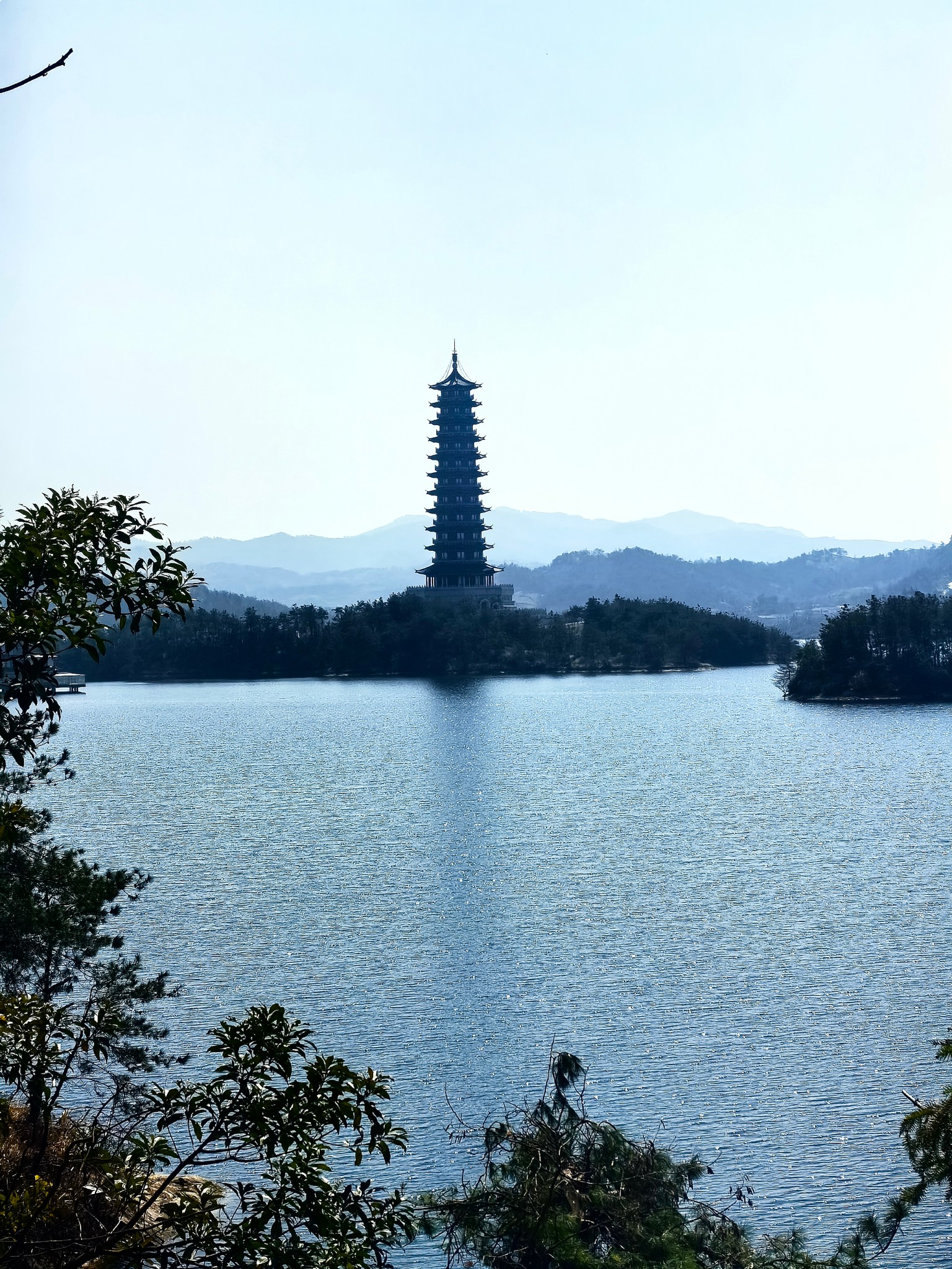 新洲道观河风景区图片