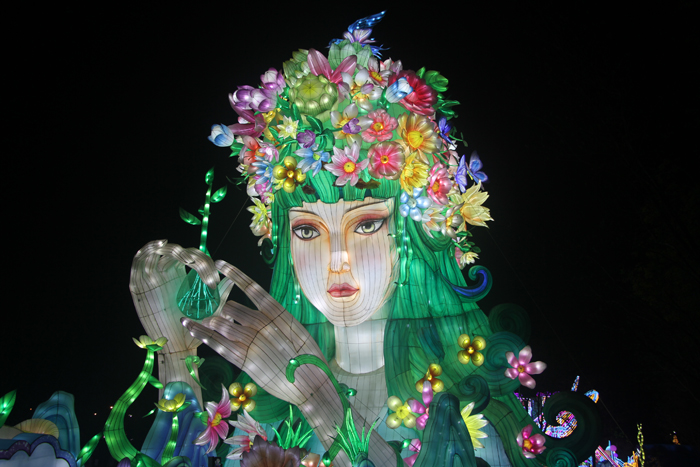 【延庆图片】世园公园花灯节-彩灯万盏熠霞流