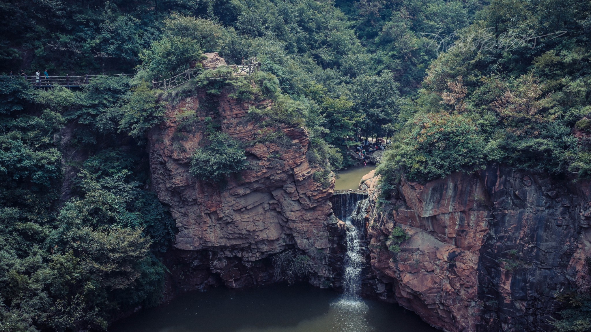 郑州伏羲山大峡谷图片