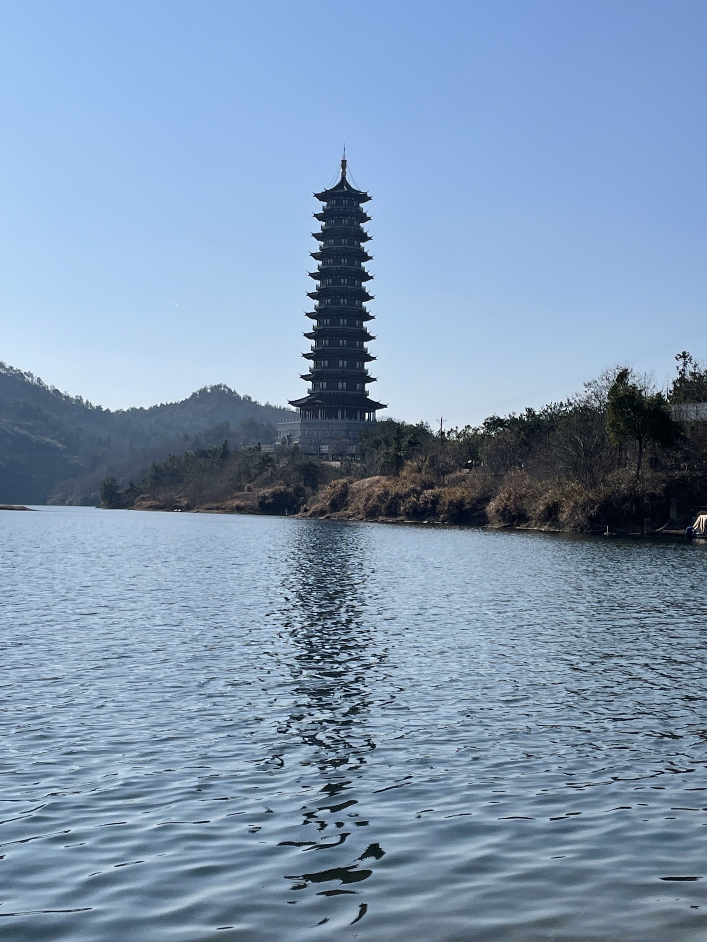 新洲道观河风景区图片