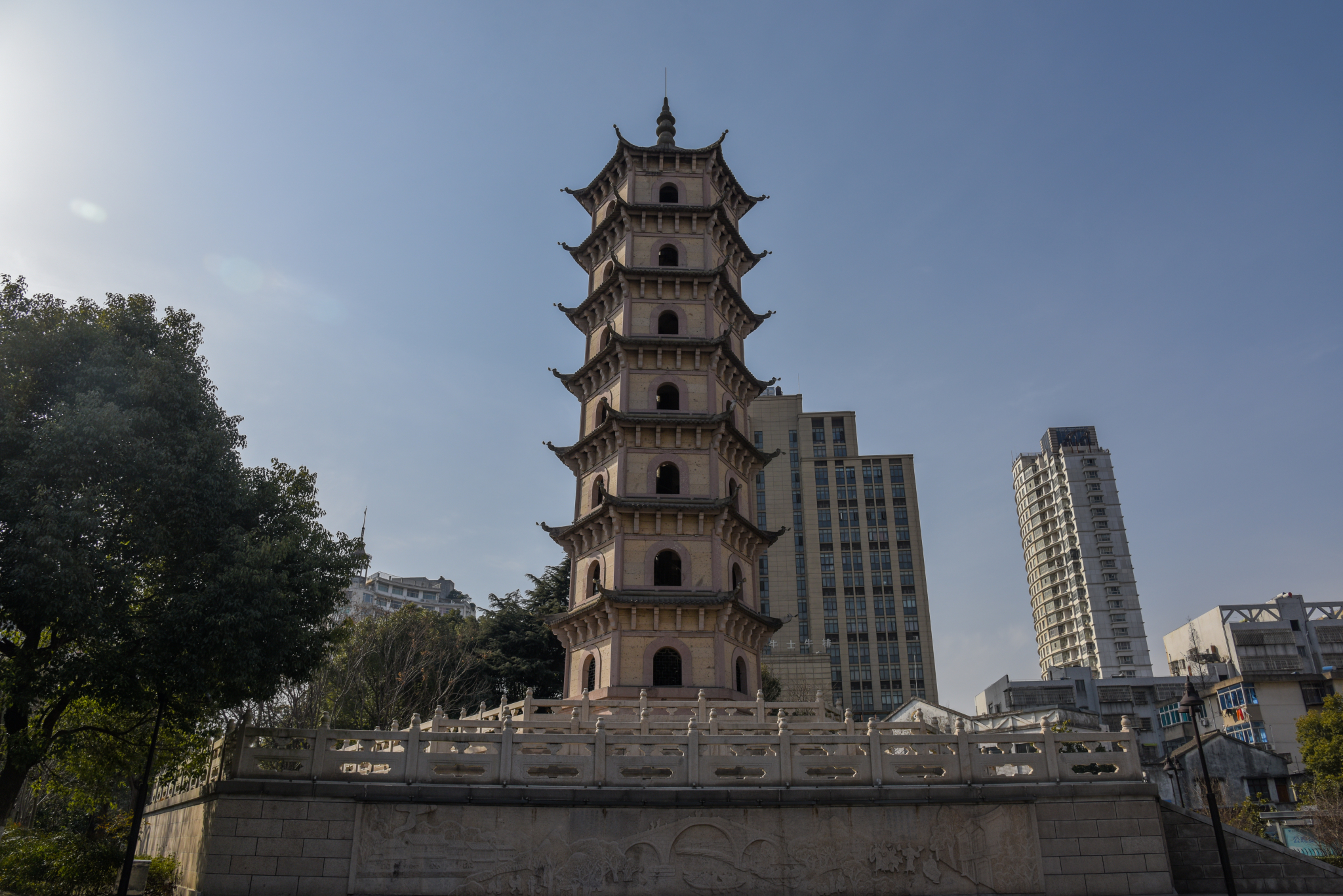 桐乡凤鸣塔 古塔巡礼系列之733 (浙江嘉興市桐鄉市鳯鳴公園園林路公 