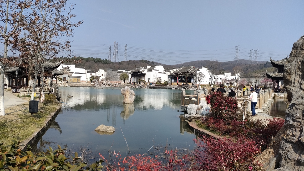 南京溧水傅家邊梅花山遇園