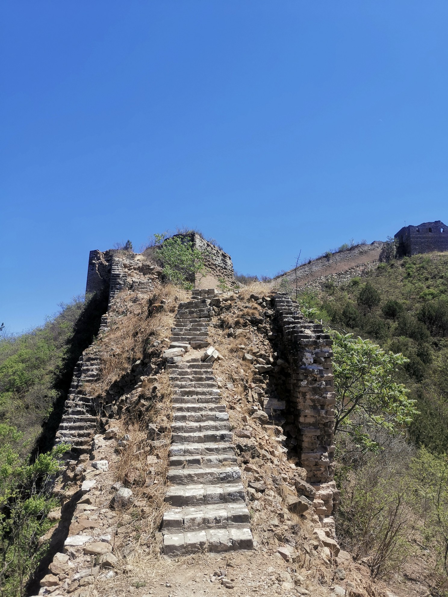 古北口蟠龙山长城图片