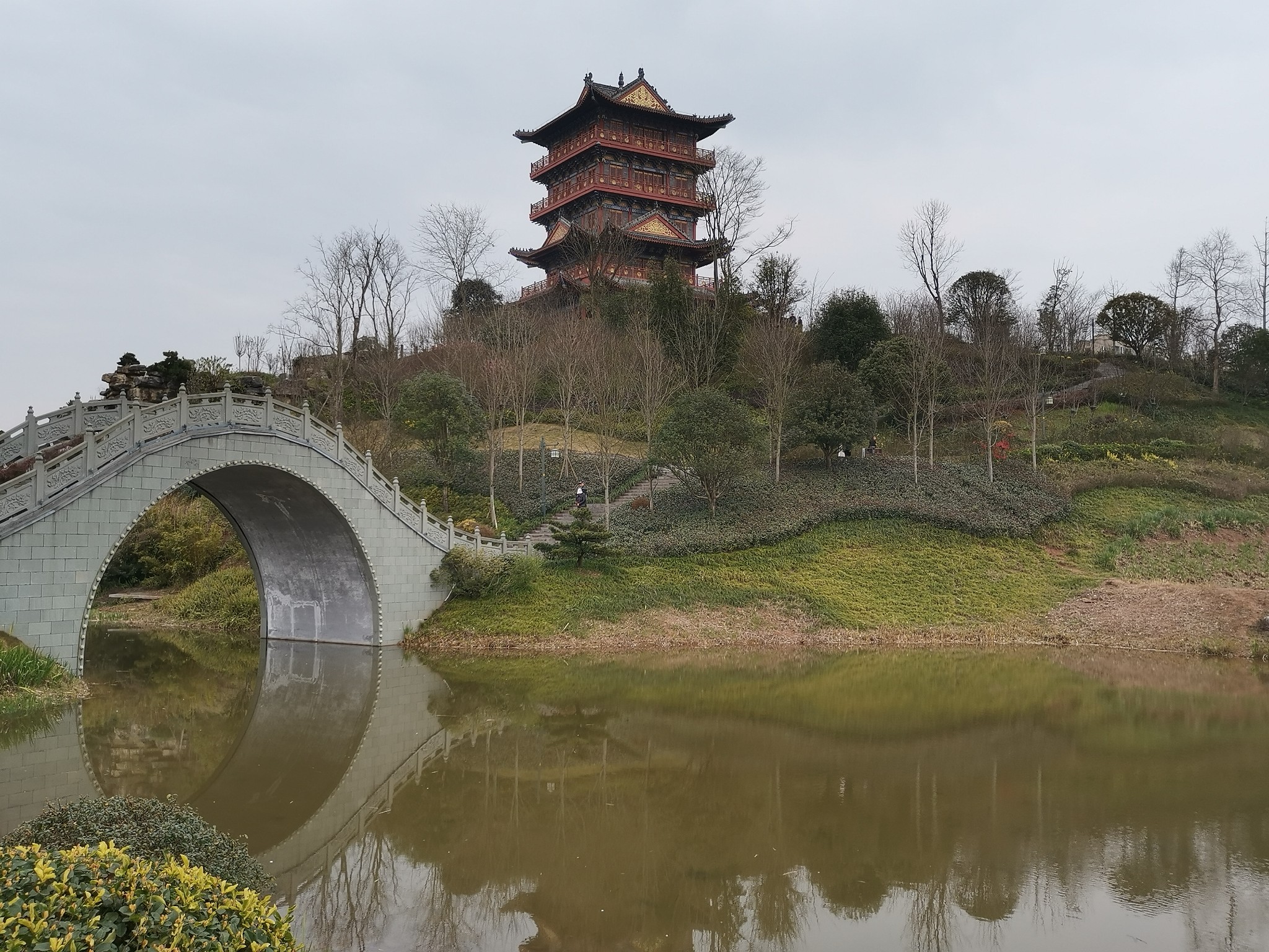 大足香国公园路线图图片