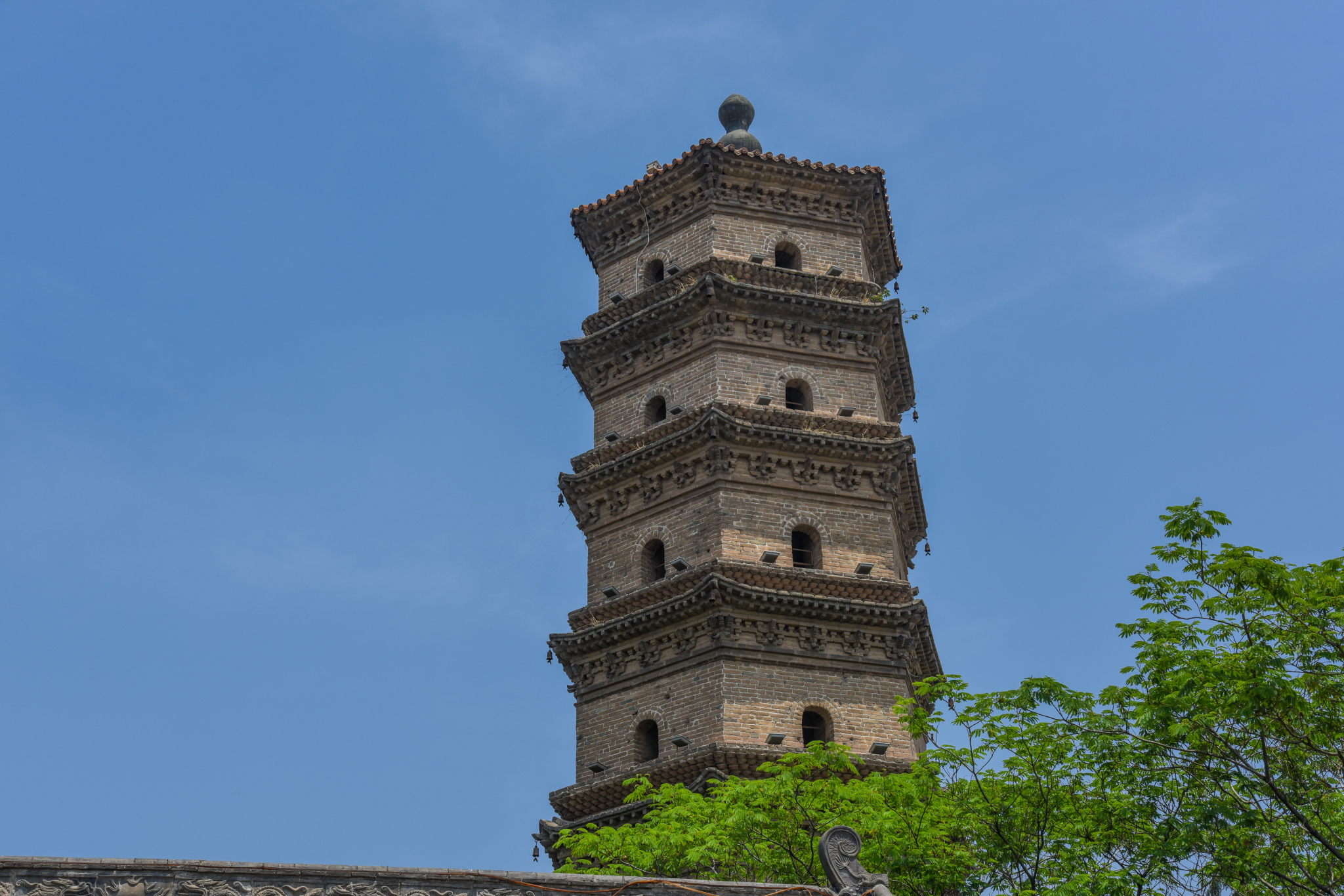 延津大觉寺万寿塔 国保 延津县博物馆 古塔巡礼系列之810 (河南新乡市