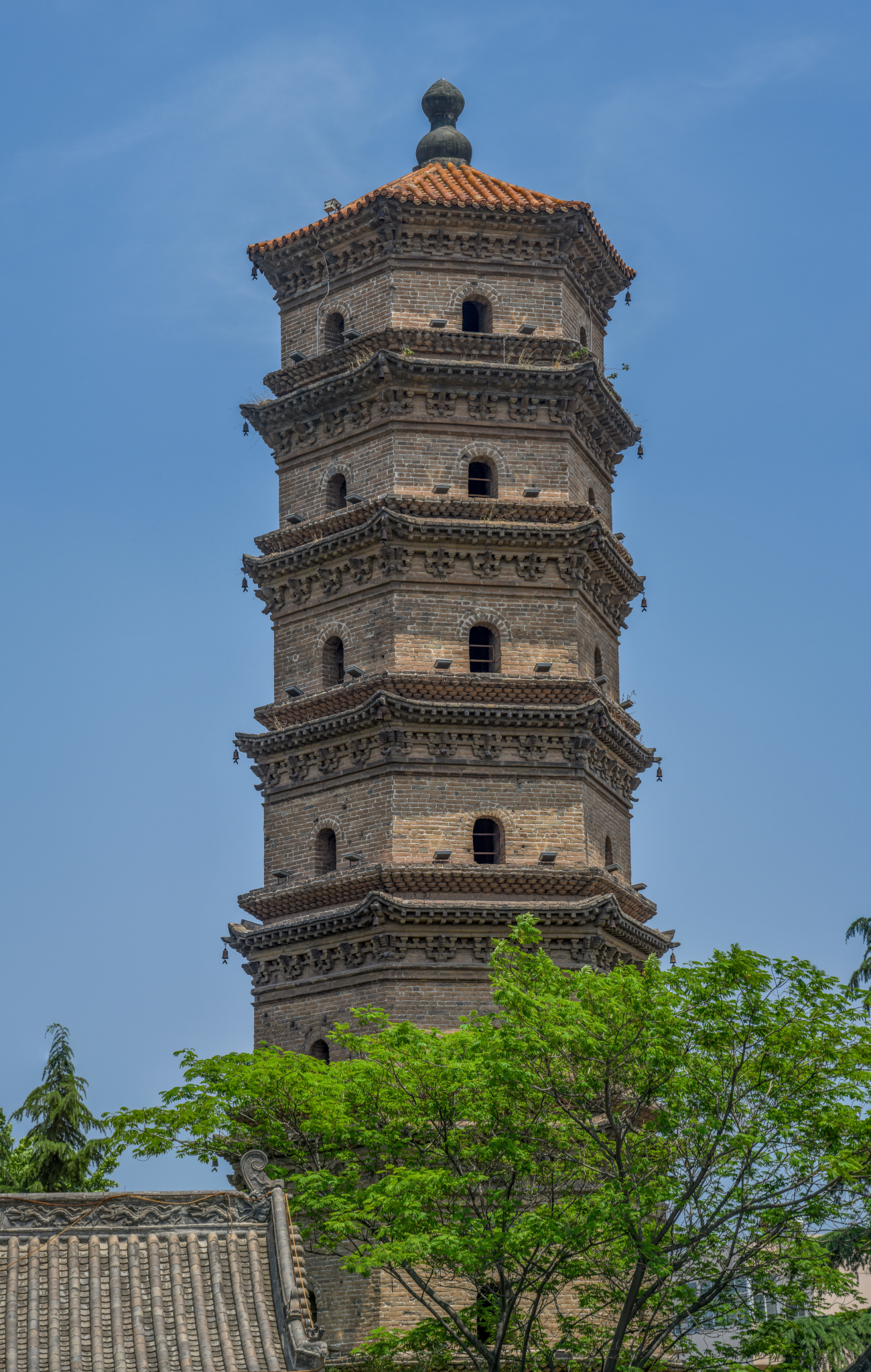 延津大觉寺万寿塔 国保 延津县博物馆 古塔巡礼系列之810 (河南新乡市