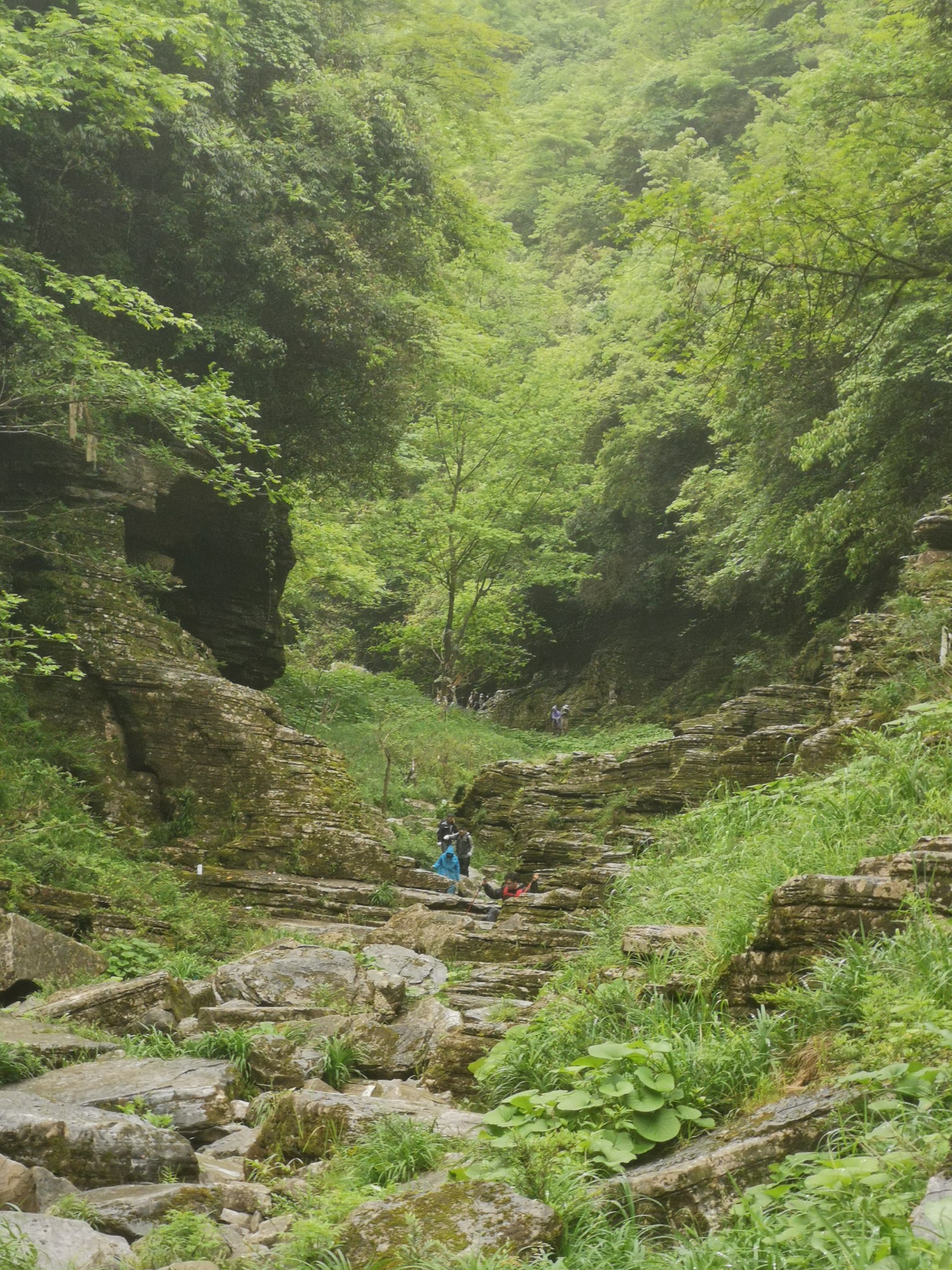 利川清江古河床徒步图片