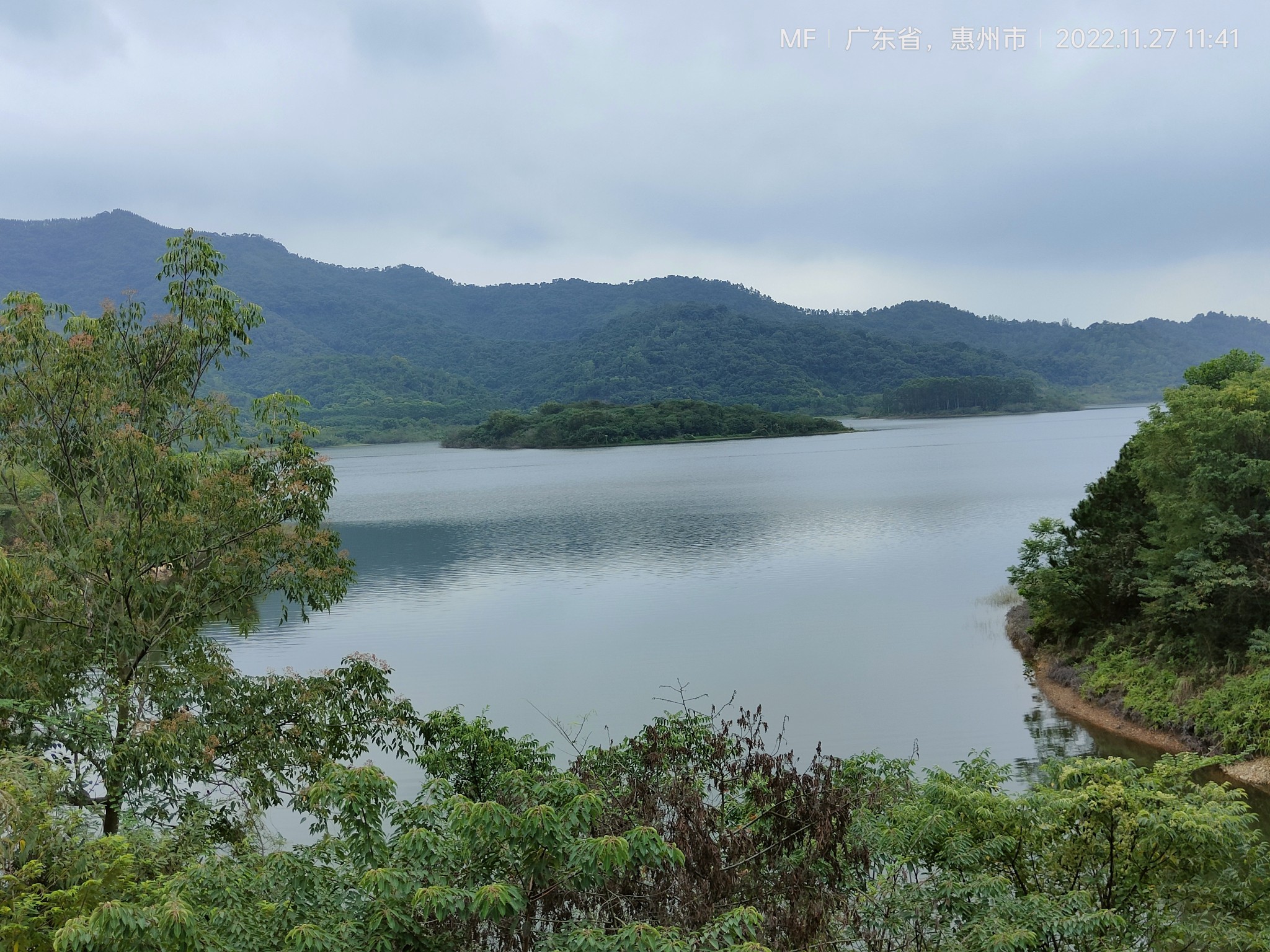 惠州观洞湖森林公园环湖骑行