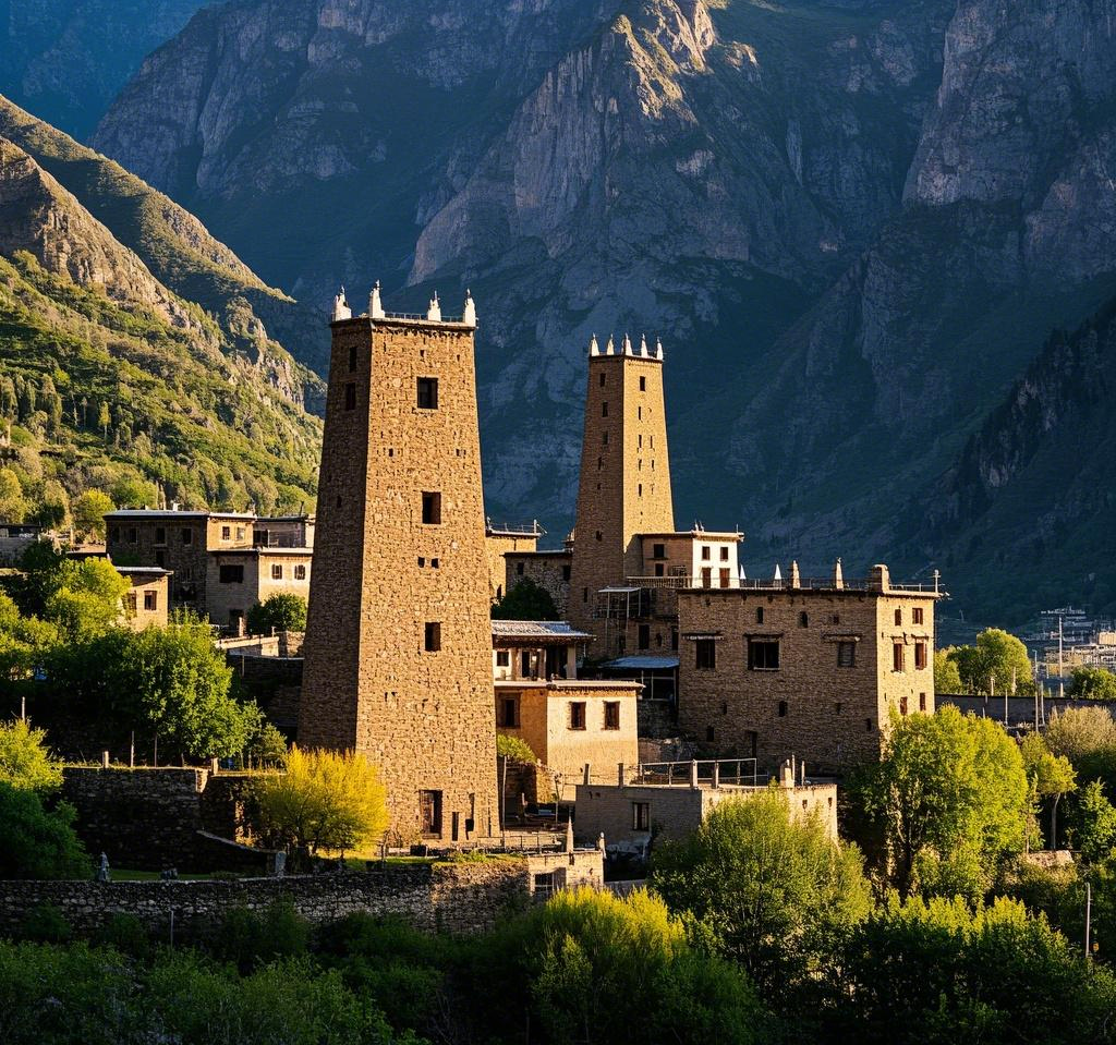 丹巴藏寨的碉楼倾斜之谜