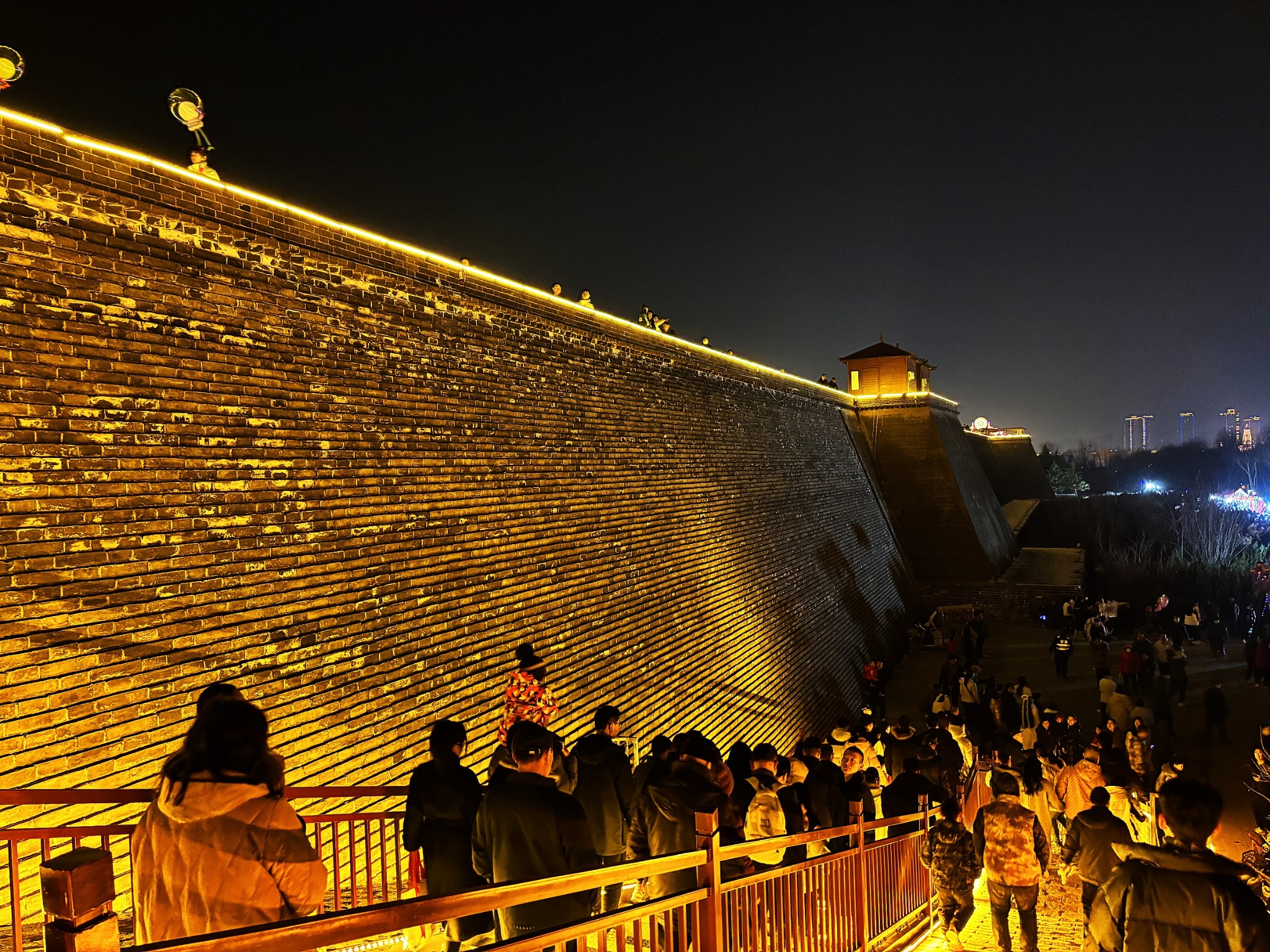 正定古城灯光夜景门票图片