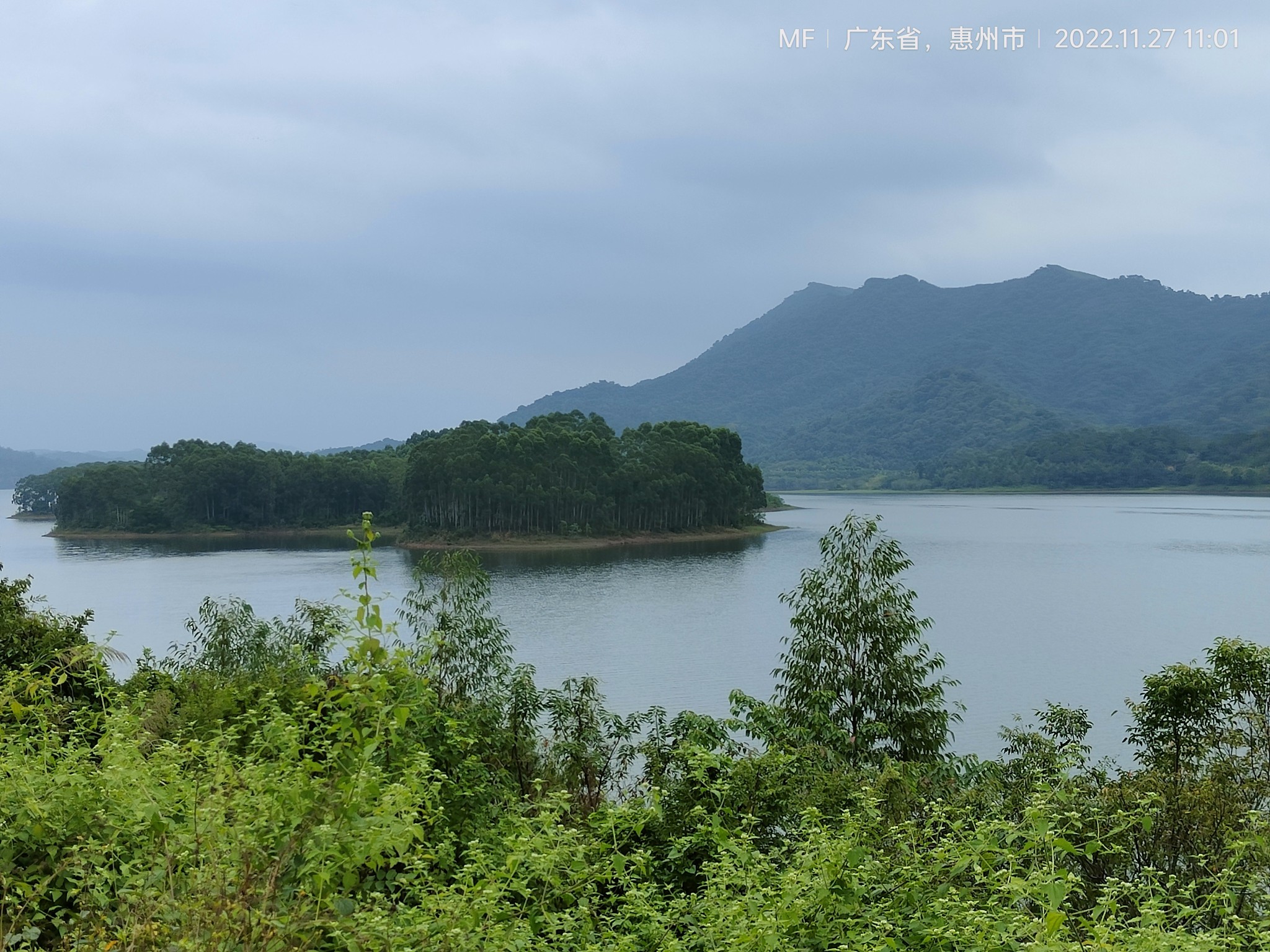 惠州观洞湖森林公园环湖骑行